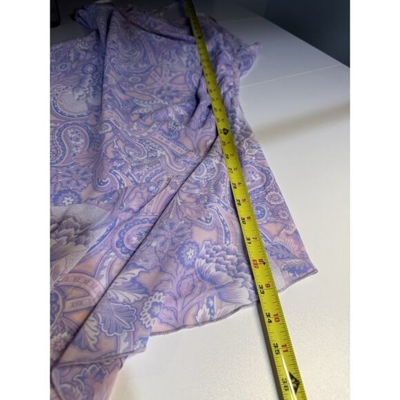 Lovers + Friends Keoni Dress Sz M Asymmetric Hi-Low Backless Dress Purple $238 - Picture 12 of 13